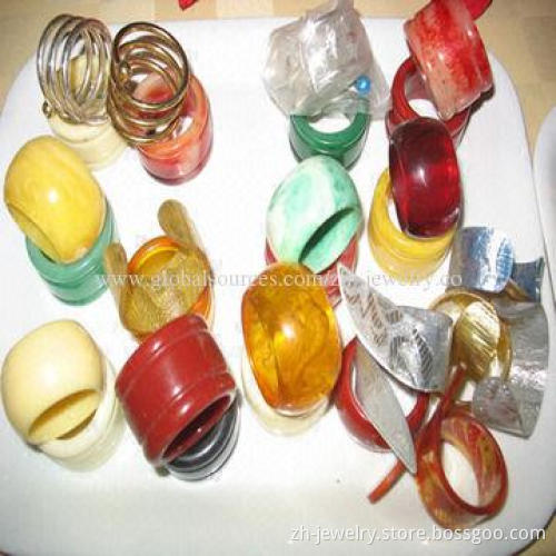 Plastic Beaded/India/Christmas/Butterfly Napkin Ring, Customized Shapes are Accepted